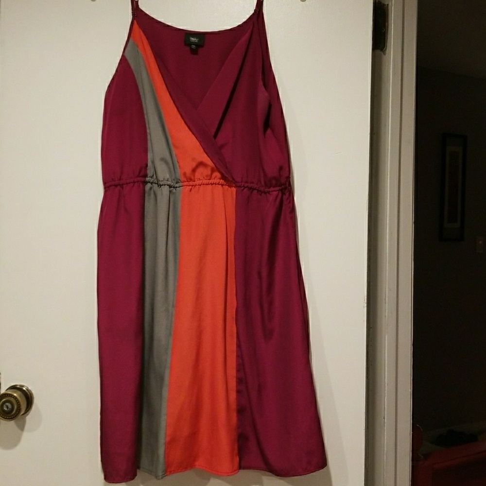 Color block sun dress